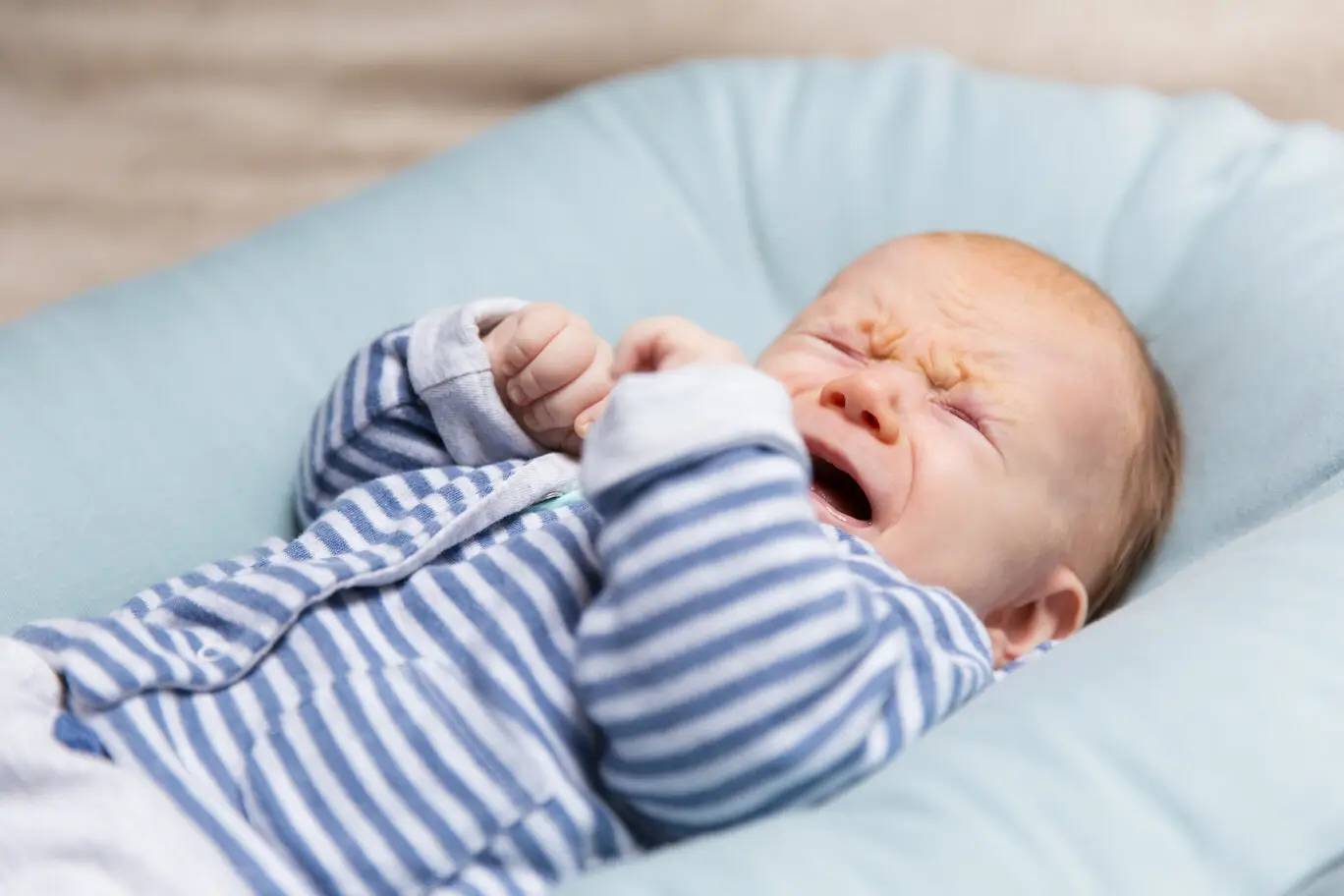 Baby cries in sleep