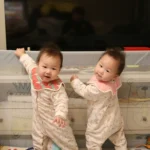 Newborn twins