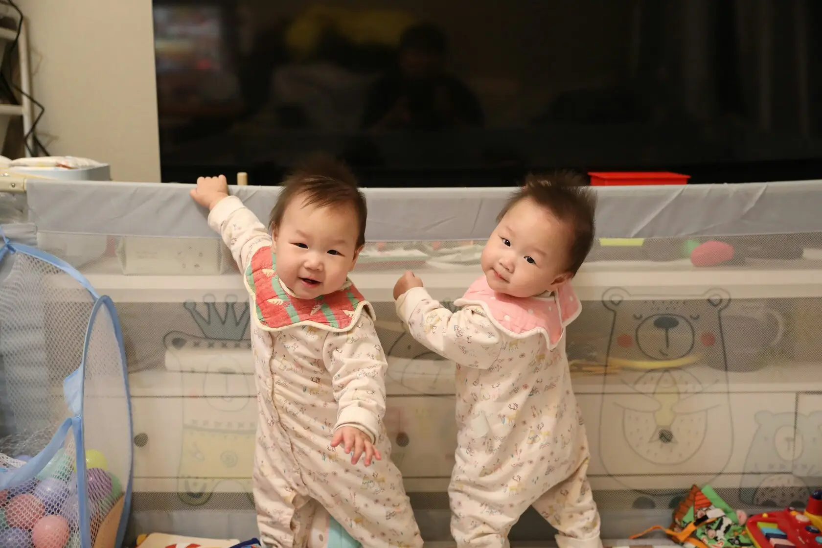 Newborn twins